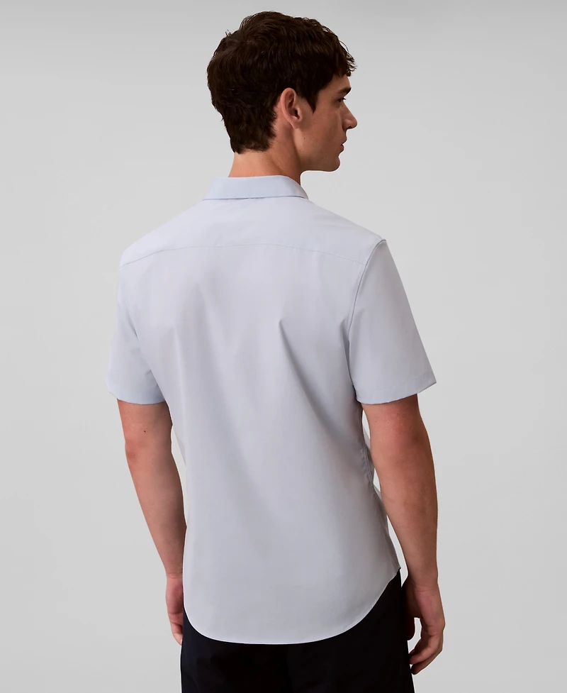 Calvin Klein Men's Solid Short-Sleeve Shirt
