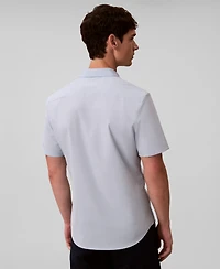 Calvin Klein Men's Solid Short-Sleeve Shirt
