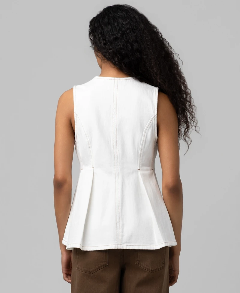 Blank Nyc Women's V-Neck Sleeveless Top