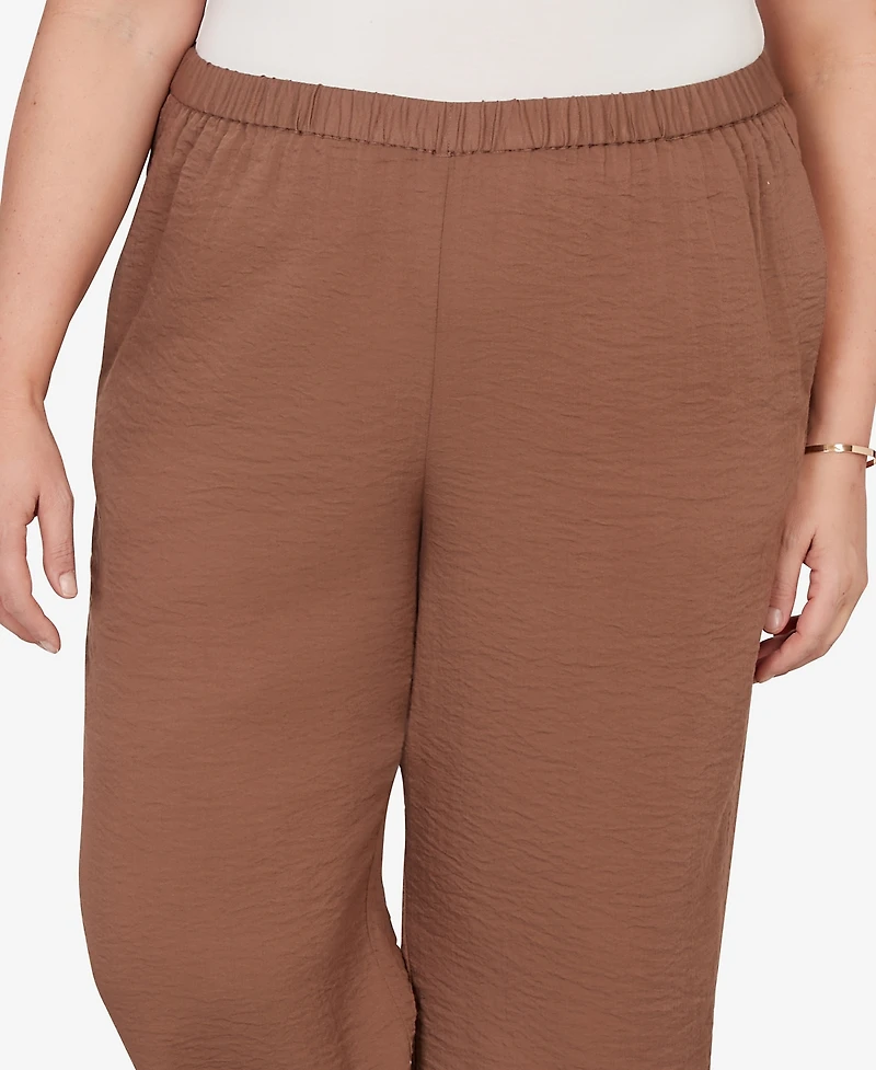 Alfred Dunner Plus Spice Market Wide-Leg Pants