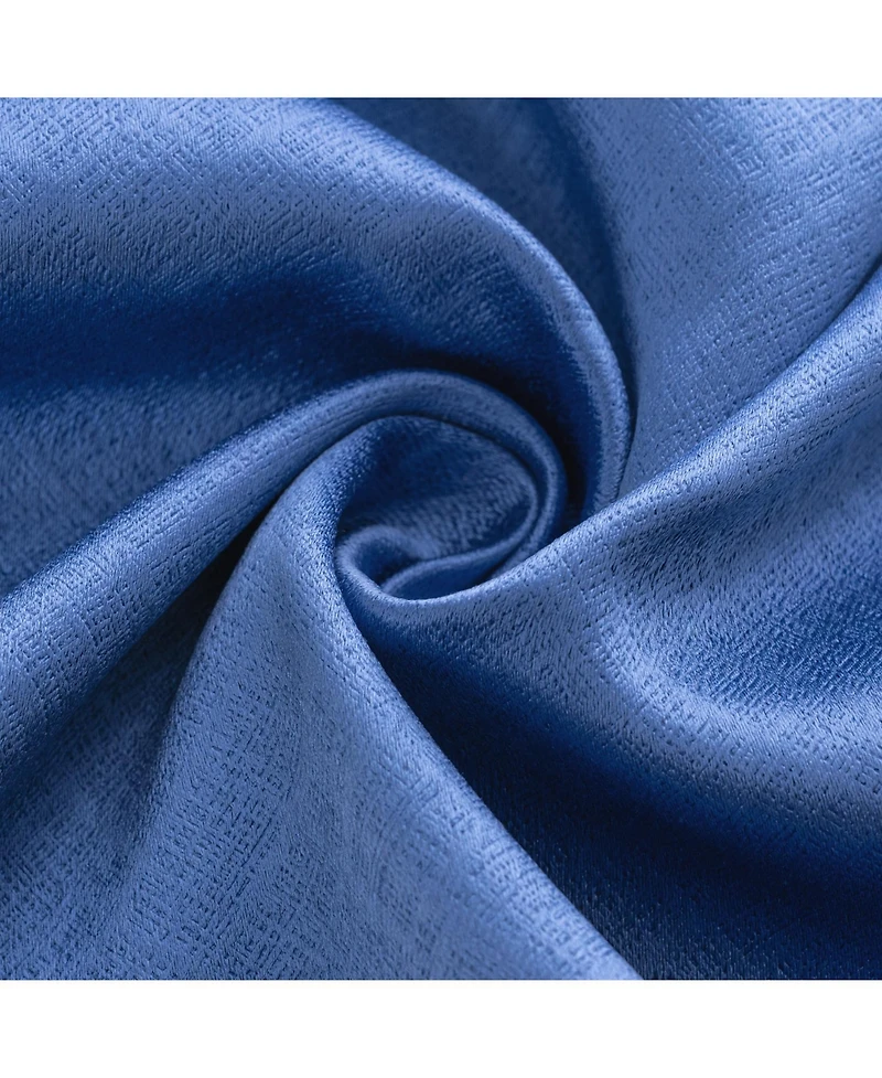 Rt Designers Collection Oakley Embossed Blackout Polyester Window Curtain Grommet Panel