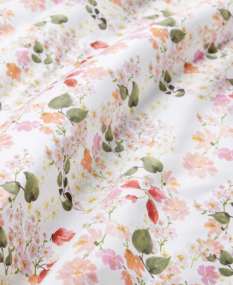 Sferra Petali Floral Cotton Duvet Cover