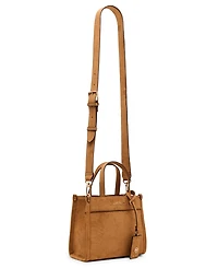 Anne Klein Textured Faux Suede Mini Tote Handbag