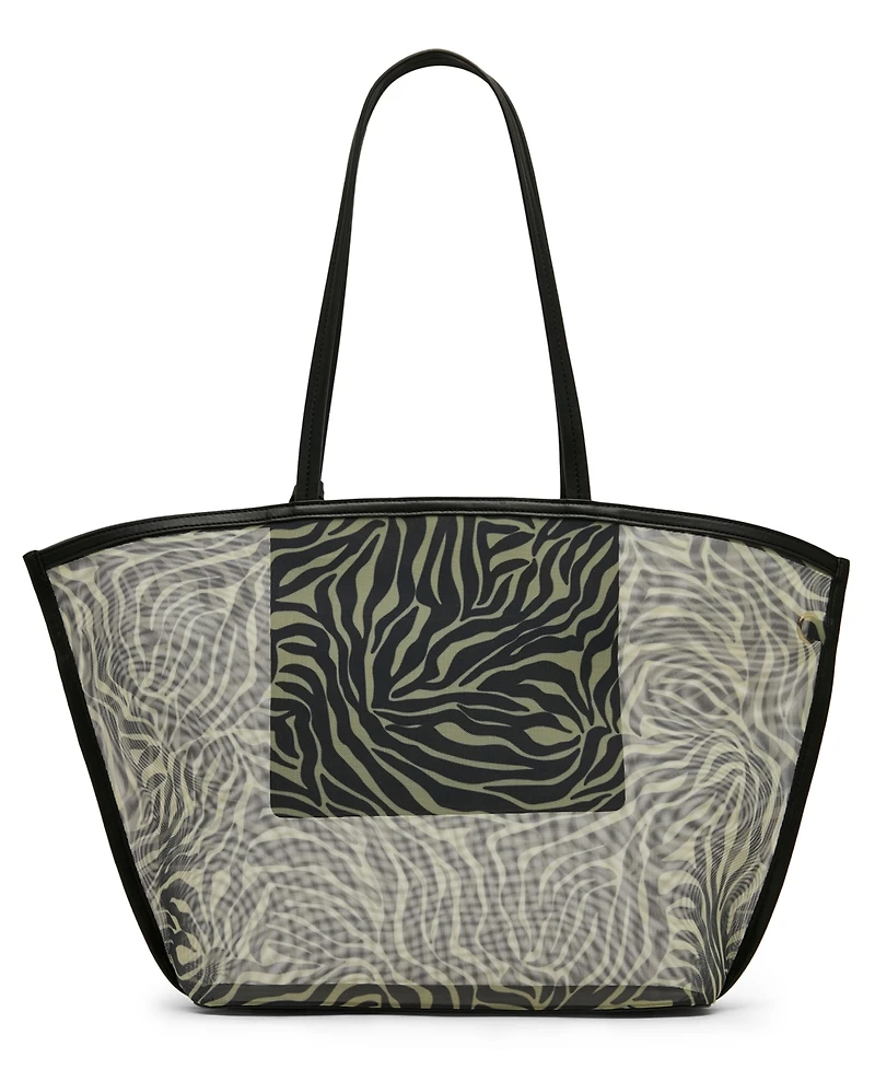 Anne Klein Medium Printed Mesh Tote Handbag