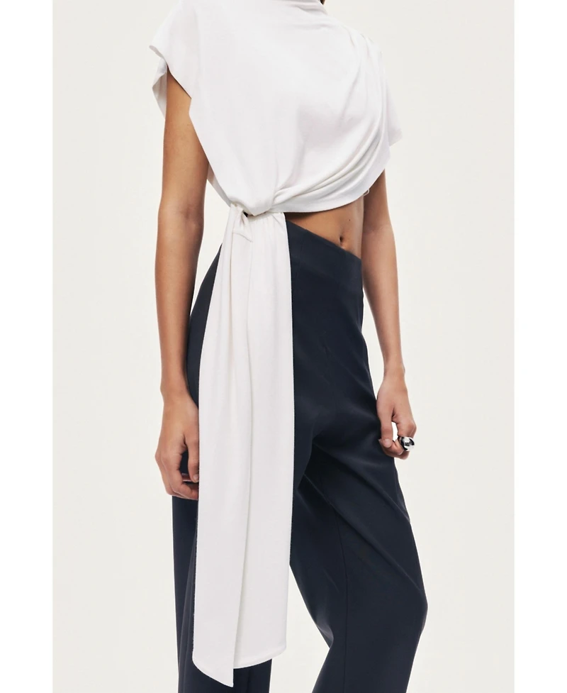 Nocturne Women's Tailored Straight-Leg Pants