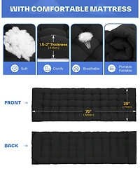 Gnuadz Camping Cot Oxford Heavy-duty Bed Outdoor Recreation Gear