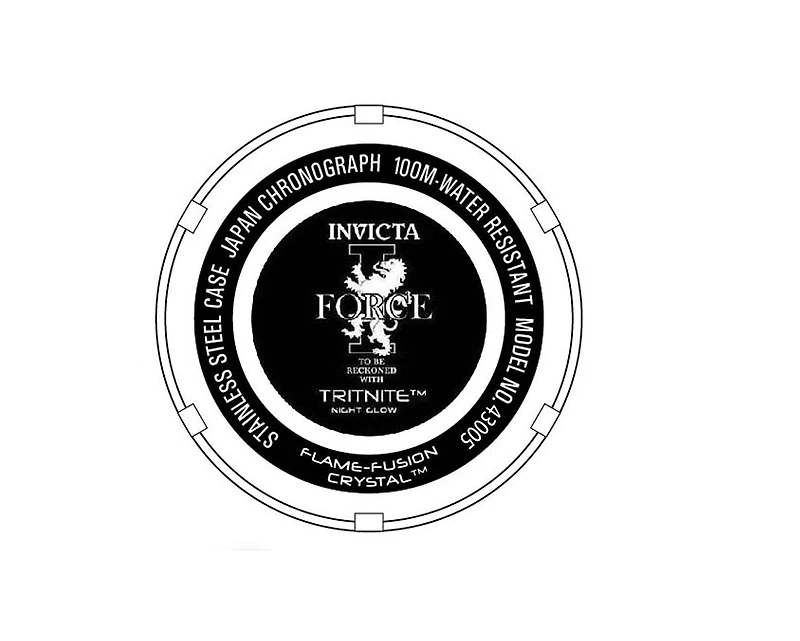 Invicta Men's 43005 I-Force Quartz VD54 Metal Dial Watch