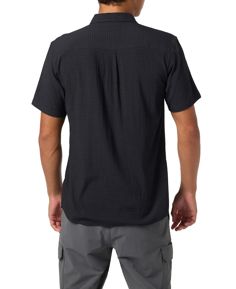 O'Neill Men's Perforated Short-Sleeve Woven Shirt