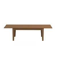 Streamdale Furniture Dining Table, 106.3 Inch Large Extendable Kitchen Table