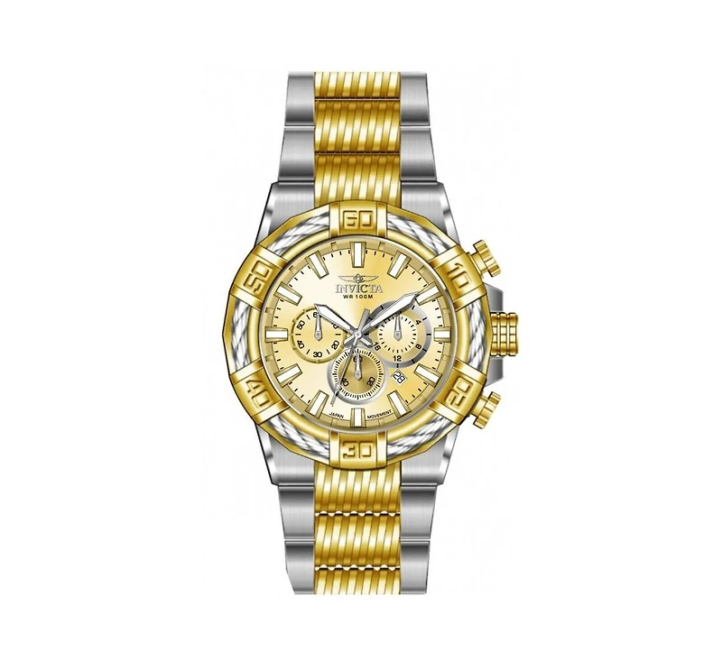 Invicta Men's 49902 Bolt Quartz VD53 Brass Dial Watch