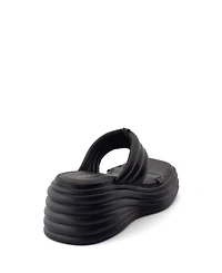 Therapy Australia Women's Flames Square Toe Wide Wedge Sandal