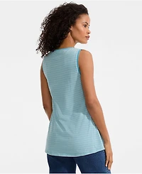 Lands' End Women's Tall Supima Cotton Tunic Tank Top