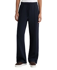 Reiss Women's Premium Interlock Wide-Leg Jogger Pants