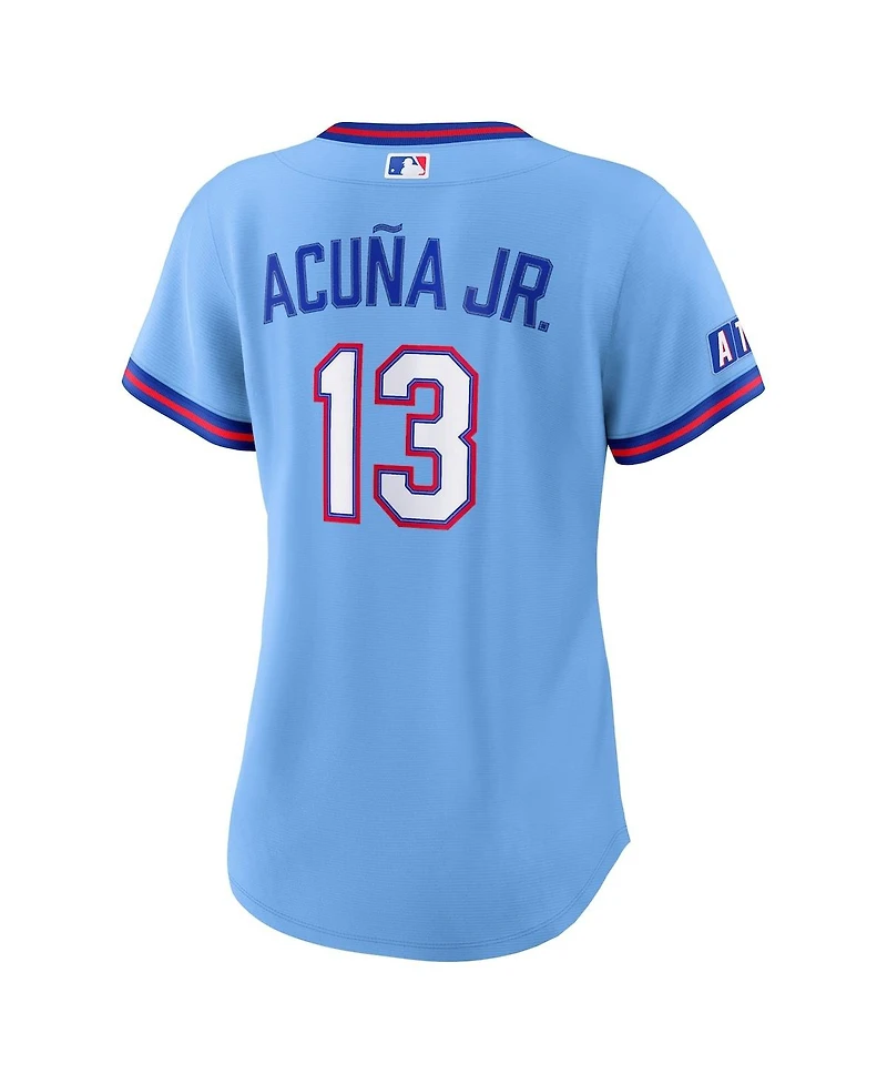 Nike Women's Ronald Acuna Jr. Powder Blue Atlanta Braves 2026 City Connect Stadium Jersey