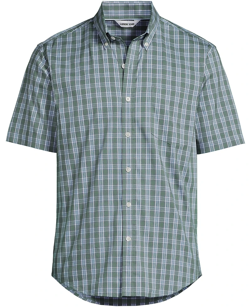 Lands' End Big & Tall Short Sleeve Travel Kit Shirt