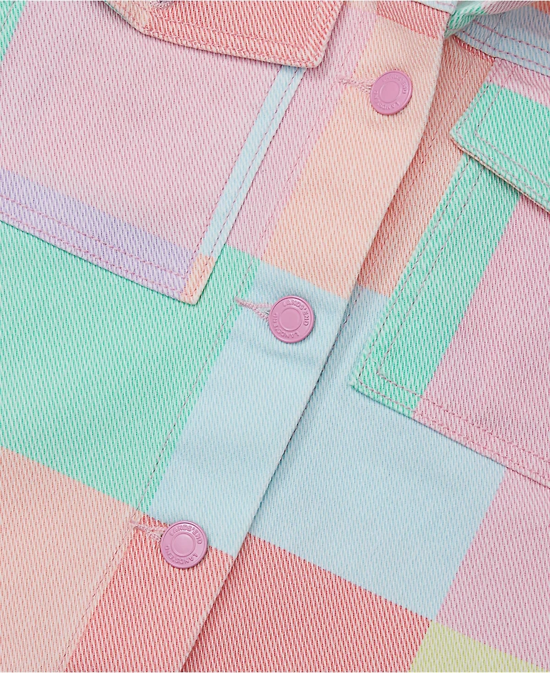 Lands' End Girls Boxy Denim Jacket