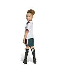 Adidas Toddler White Mexico National Team 2026 Away Replica Kit Set