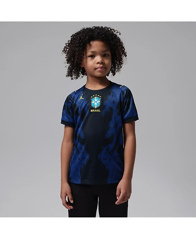 Jordan Preschool Blue Brazil National Team 2026 Dri-fit Replica Jersey