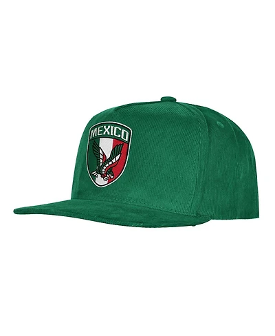 Outerstuff Men's Green Mexico National Team Fifa World Cup 2026 Corduroy Snapback Hat