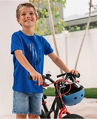 Lands' End Big Boys Husky Short Sleeve Graphic Tee