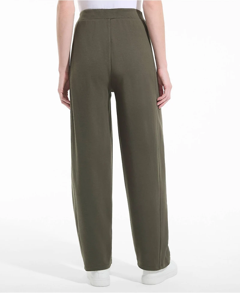 Lands' End Women's Sport Knit High Rise Barrel Ankle Pants
