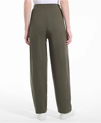 Lands' End Women's Sport Knit High Rise Barrel Ankle Pants