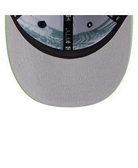 New Era Men's College Navy/Neon Green Seattle Seahawks 2026 Nfl Draft On Stage Pre-Curved 9FIFTY Snapback Hat