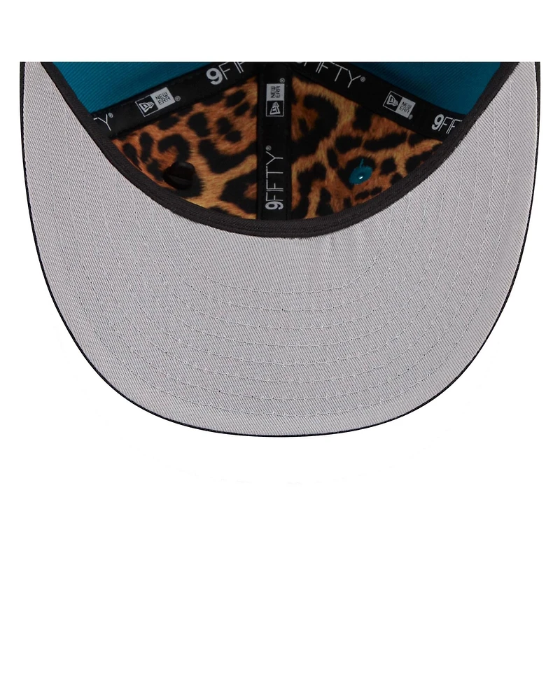 New Era Men's Teal/Black Jacksonville Jaguars 2026 Nfl Draft On Stage Pre-Curved 9FIFTY Snapback Hat