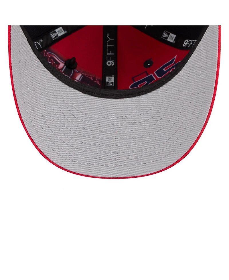 New Era Men's Navy/Red Houston Texans 2026 Nfl Draft On Stage Pre-Curved 9FIFTY Snapback Hat