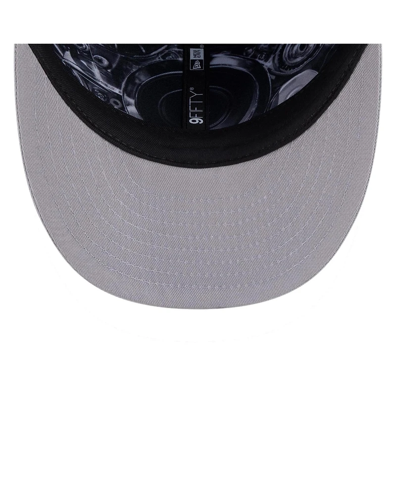 New Era Men's Blue/Silver Detroit Lions 2026 Nfl Draft On Stage Pre-Curved 9FIFTY Snapback Hat