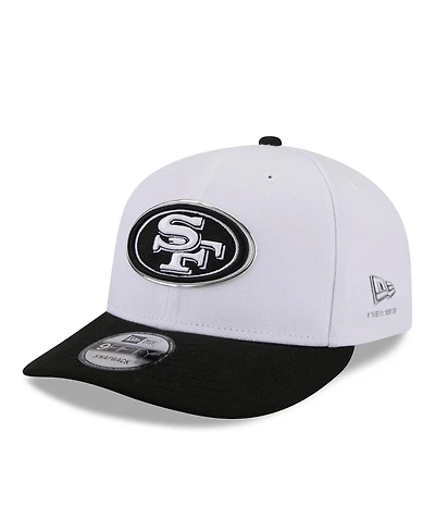 New Era Men's White/Black San Francisco 49ers 2026 Nfl Draft Pre-Curved 9FIFTY Snapback Hat