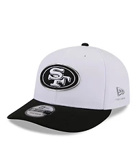 New Era Men's White/Black San Francisco 49ers 2026 Nfl Draft Pre-Curved 9FIFTY Snapback Hat
