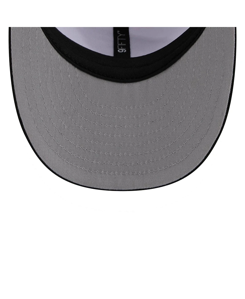 New Era Men's White/Black Philadelphia Eagles 2026 Nfl Draft Pre-Curved 9FIFTY Snapback Hat