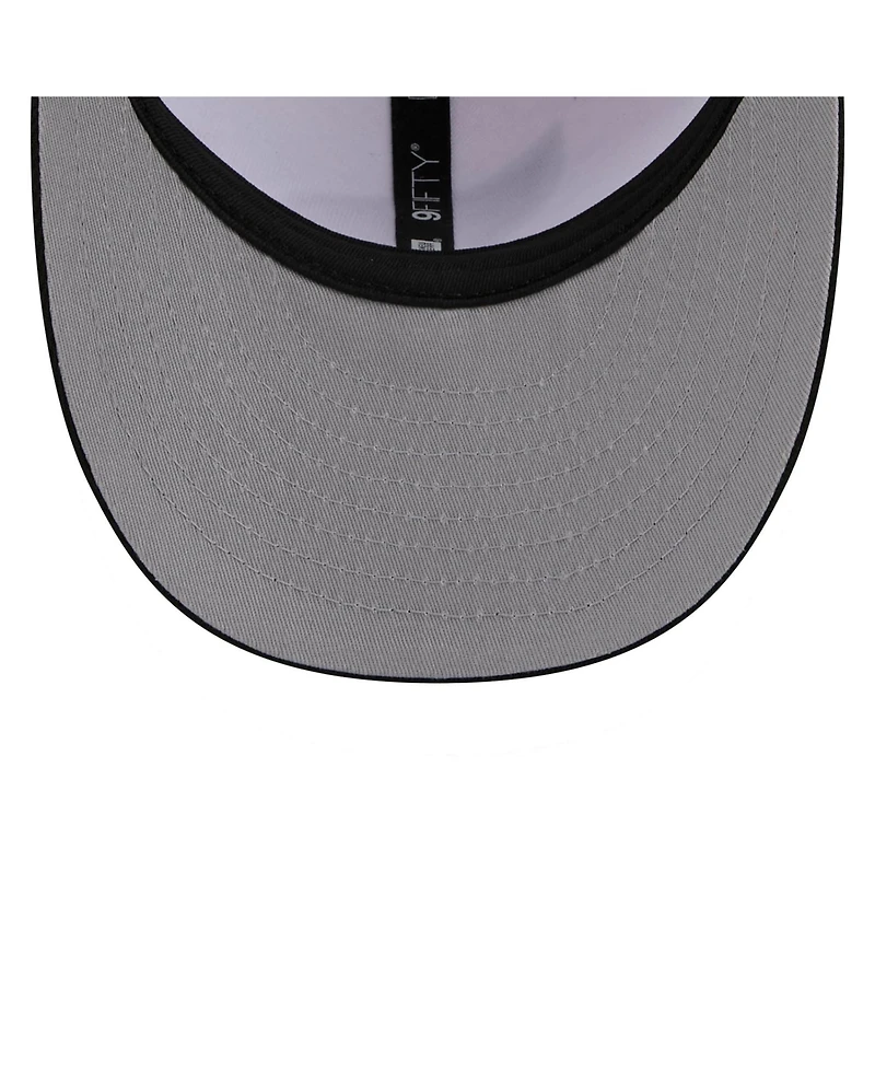 New Era Men's White/Black Arizona Cardinals 2026 Nfl Draft Pre-Curved 9FIFTY Snapback Hat