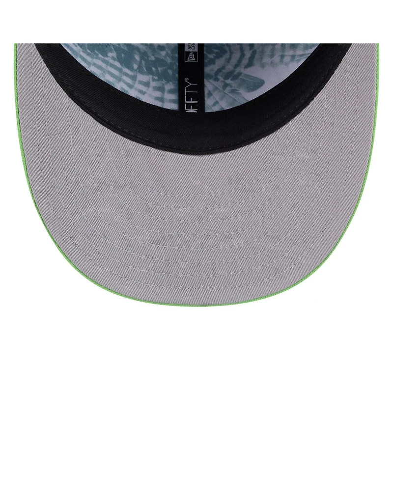 New Era Men's College Navy/Neon Green Seattle Seahawks 2026 Nfl Draft Pre-Curved 59FIFTY Fitted Hat