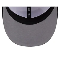 New Era Men's White/Black Seattle Seahawks 2026 Nfl Draft Pre-Curved 59FIFTY Fitted Hat