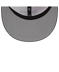 New Era Men's White/Black Las Vegas Raiders 2026 Nfl Draft Pre-Curved 59FIFTY Fitted Hat