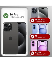 Gonez Magnetic for iPhone 16 Pro Case, Compatible with MagSafe, Silicone Shockproof Anti-Scratch Protective Phone Case 6.3 inch, Stone