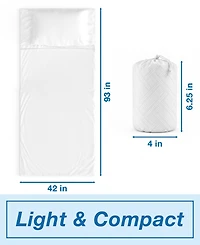 Fresh Ideas Embossed Microfiber Personal Sleep Sack