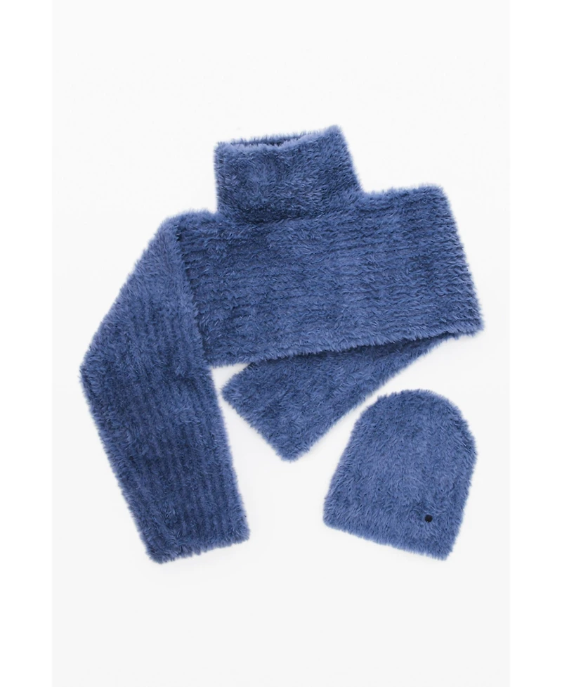 Desigual Women's Pack cropped sweater and beanie