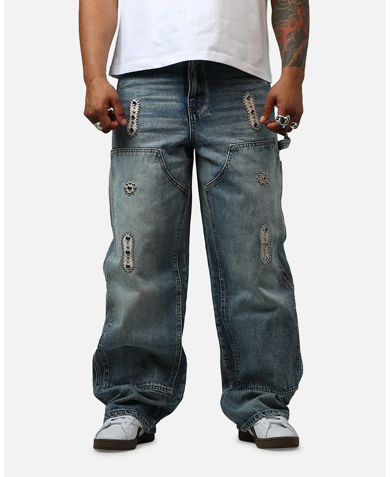 mnml Men's Ultra Baggy Western Jewel Jeans