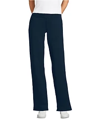 Lands' End Petite Starfish Mid Rise Straight Leg Pants