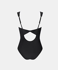 Cupshe Women's Elegant One-Piece Swimsuit with Chic Button Details