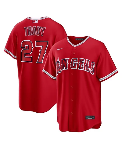 Nike Men's Mike Trout Red Los Angeles Angels Alternate Replica Jersey