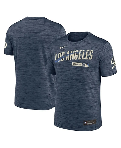 Nike Men's Navy Los Angeles Dodgers Authentic Collection City Connect Velocity Dri-fit T-Shirt