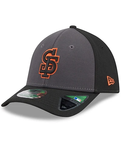 New Era Men's Gray/Black San Francisco Giants Player Replica Alternate 39THIRTY Flex Hat