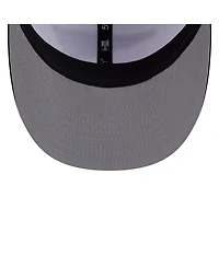 New Era Men's White/Black England Patriots 2026 Nfl Draft Pre-Curved 59FIFTY Fitted Hat