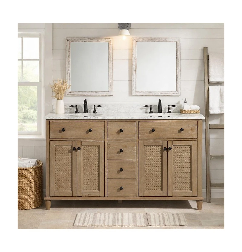 Ari Bath 55" Annie, Weathered Fir Finish