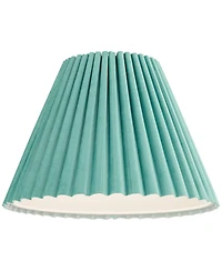 Springcrest Arc Pleated Spider Lamp Shade Replacement, 7" x 15" x 10" Slant