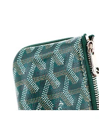 Pre-Owned Goyard Nano Senat Zip Key Pouch Coated Canvas